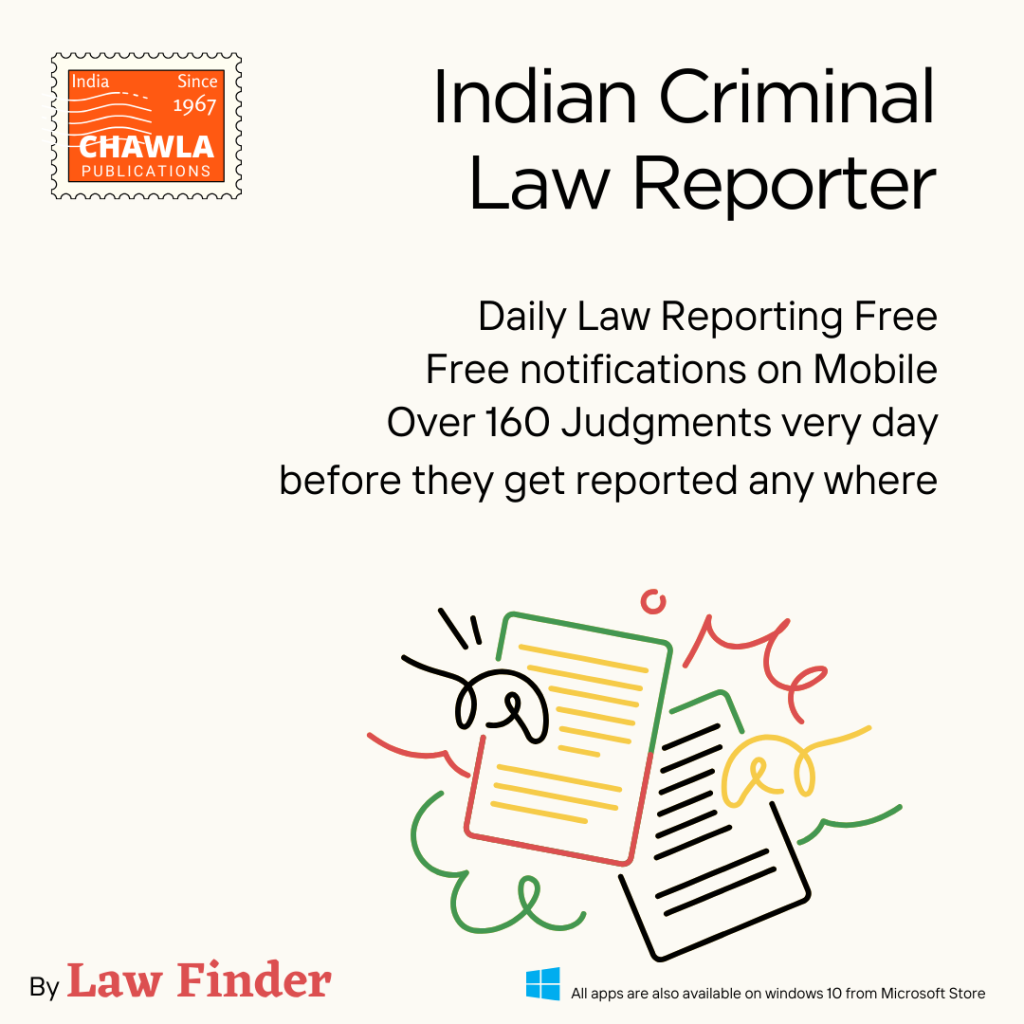 Indian Criminal Law Reporter